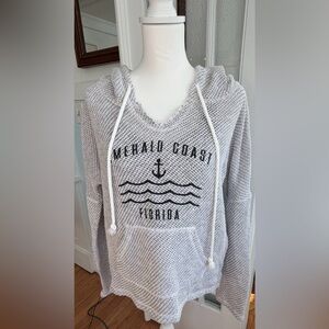 Emerald Coast Gray V-Neck Sweater